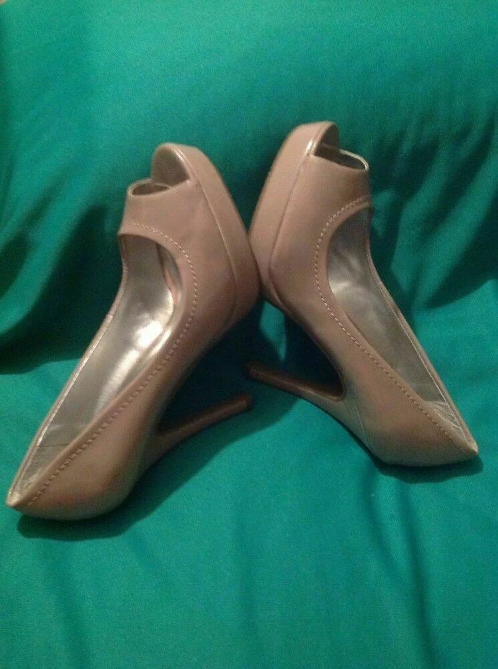 CANDIES YUNNIS BLUSH 6.5M WOMEN'S PEEP OPEN TOE PLATFORM HEELS PUMPS MRSP $89
